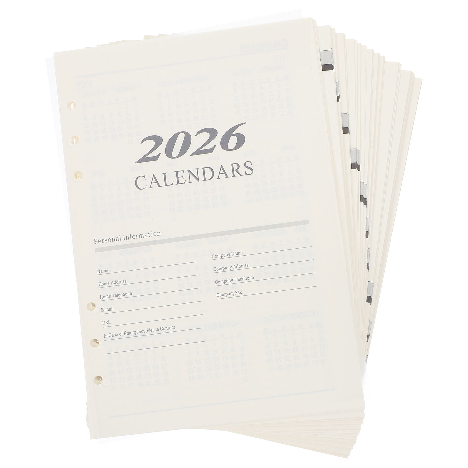 Tul Calendar TUL Discbound Daily Refill Pages - Junior Size 2023 Planner January-December Tul Junior Refill - View #10