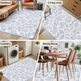 thumbnail image 5 of Light Blue Dandelion Area Rugs 2.7'x5', Washable Small Throw Rugs for Kitchen Bedroom, Spring Flowers Modern Minimalist Indoor Outdoor Rug Non-Slip Low Pile Carpet Runner Reversible Floor Mats, 5 of 8