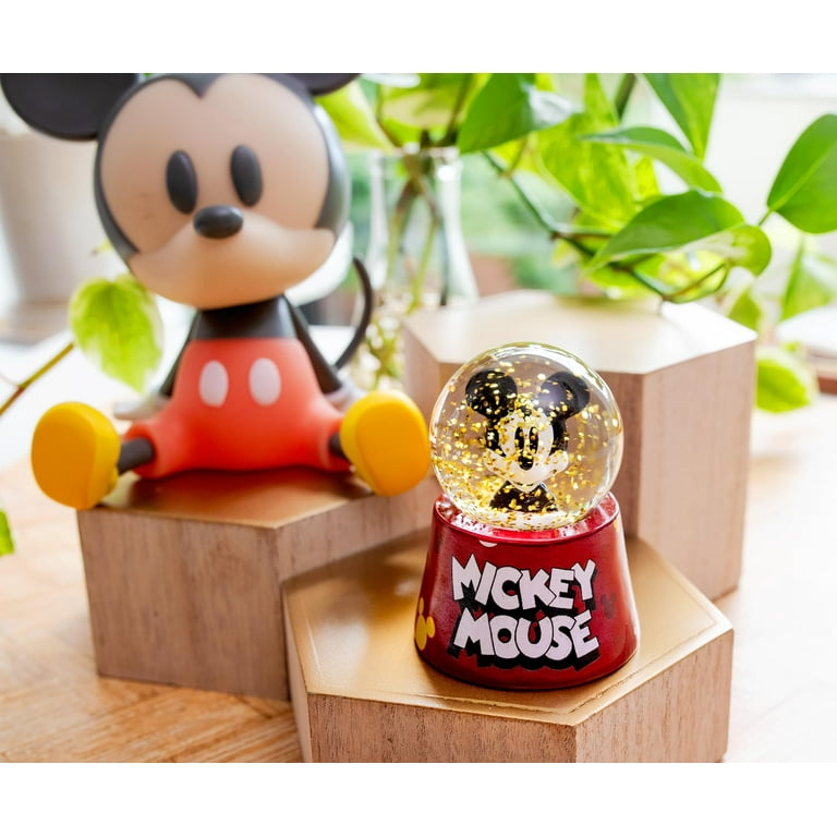 Disney Mickey Mouse Light-Up Mini Snow Globe | 2.75 Inches