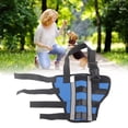 thumbnail image 3 of Rear Dog Rear Leg Hock Brace Breathable Stable Dog Leg Joint Wraps with Safety Reflective Tape for Surgery Recovery, 3 of 7