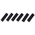 thumbnail image 3 of Pantalones elásticos de 4 agujeros Extensor de cintura Pantalones ajustables Extensor de cintura Suministros, Negro 6 piezas Inevent HA7799-01B, 3 of 6