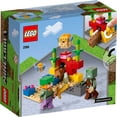 thumbnail image 6 of LEGO Minecraft The Coral Reef 21164 Building Toy with Alex, 2 Brick-Built Puffer Fish Animal Figures and Drowned Zombie Figure, Gifts for Kids, Boys & Girls, 6 of 8