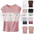 thumbnail image 3 of Gamivast Women's Muscle Tank Tops Sleeveless Crewneck T-Shirts Casual Basic Tees Summer Athletic Workout Shirts Loose Fit Gym Fitness Activewear Everyday Running Pullovers Beige XXL, 3 of 5