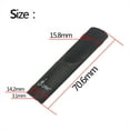thumbnail image 3 of ABS Reed Strength 2.5 for Alto Eb Saxophone Sax Accessory Black, 3 of 9