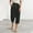Black, variant on asdoklhq Casual Pants for Women Clearance Women's Fashion Solid Color Comfortable Casual Pocket Cotton and Linen Capris