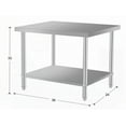 thumbnail image 3 of 36''*24'' Stainless Steel Work Table for Restaurant & Home, Durable & Ideal for Food Prep, 3 of 8
