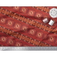 thumbnail image 3 of Soimoi Silk Fabric Geometric African Decor Fabric Printed Yard 42 Inch Wide, 3 of 3