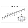 thumbnail image 1 of Aluminium Alloy 300-600Mm T-Track T-Slot Miter Jig Tools for Woodworking Router 500Mm, 1 of 8