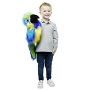 The Puppet Company Large Birds Blue & Gold Macaw Hand Puppet, 18 inches