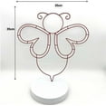 thumbnail image 6 of Heart Wreath Form, 14 Inch Wire Wreath Frame,Floral Garden Metal Bee Wreath Frame, Bunny Wreath Form, DIY Garland Easter Eggs Ornaments Accessories (Bee+Heart), 6 of 11
