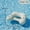 Green A, variant on Summer Cooling Inflatable Floating Platform Portable Water Sofa Lounge Chair with Removable Sun Protection Canopy