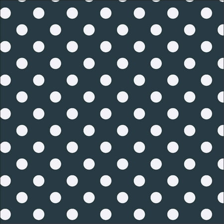 Waverly Inspirations Cotton 44" Big Dots Ink Fabric, by the yard