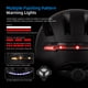 thumbnail image 3 of Casco de ciclismo con señal de giro LED Transpirable y cómodo Casco de seguridad inteligente Impermeable con luz delantera y trasera Múltiples modos de luz Control remoto para hombres Mujeres Bicicleta Scooter eléctrico Ciclismo Maboto  Casco de seguridad, 3 of 7