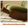 thumbnail image 6 of Comfy Glider Rocking Chair,Upholstered Comfy Accent Lounge Chair with Wood Frame and Padded Seat, Multiple Settings Wooden Rocking Chair for Living Room,Bedroom,Green, 6 of 9
