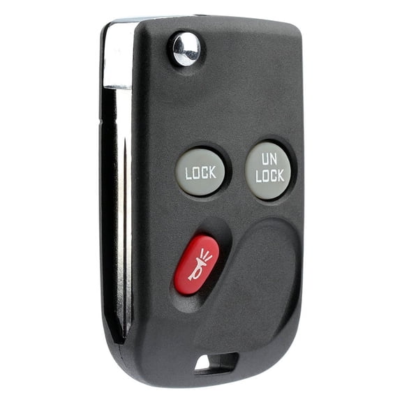 KeylessOption Keyless Entry Remote Car Flip Ignition Key Fob Replacement 15042968 for Tahoe Sierra Yukon