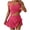 Hot Pink, variant on Yievot Two Piece Swimsuits for Women Modest Bathing Suit with Swim Skirt Tummy Control Padded Swimwear
