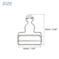 thumbnail image 2 of Unique Bargains Overall Buckles, 12 Pack Retro Metal Suspender Replacement Buckles 42mm, 2 of 5