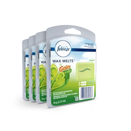 wax freshener air each)  Scent, Original Walmart.com Freshener, packs, 6 Febreze (4 Gain count Melts  Wax Air