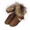DZT1968Â® Fashion Women Boots Flat Ankle Fur Lined Winter Warm Snow Shoes Brown
