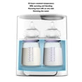 thumbnail image 5 of BOKYAN 2‑In‑1 Dual Bottle Milk Warmer with Auto‑Cleaning, Fast Heat & Timer, White, 110V, 5 of 11