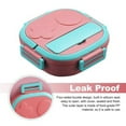 thumbnail image 5 of Lunch Box, Insulated Food Container with Spoon, Leakproof for Picnic, Portable Pink, 5 of 9