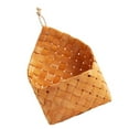 thumbnail image 3 of 1pc Home Decorative Wood Woven Basket Wall Hanging Flower Storage Basket, 3 of 6