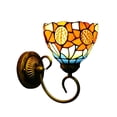 thumbnail image 2 of Lámpara de pared vintage aplique decorativo para cafeterías, dormitorios, pasillos, balcones con luz nocturna LED, iluminación ambiental cálida, material de hierro y vidrio, 2 of 9