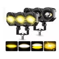 thumbnail image 1 of Par Faros Auxiliares Lupa Led Focos Luz 120w Para Coche Moto, 1 of 8