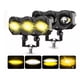 thumbnail image 1 of Par Faros Auxiliares Lupa Led Focos Luz 120w Para Coche Moto, 1 of 8