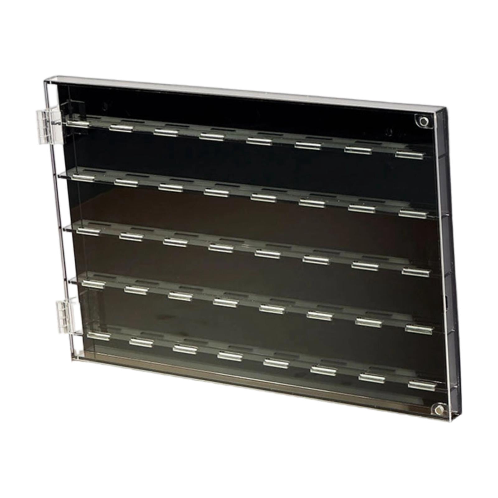 Acrylic Guitar Pick Holder Display Storage Box Transparent Slim Profile Dust Protection for Music Room Use