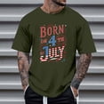 thumbnail image 1 of Tops para hombre, blusas y camisas de cuello redondo y manga corta para hombre, tops casuales de cuello redondo y manga corta con estampados especiales para hombre., 1 of 5