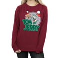 thumbnail image 3 of Tom And Jerry Chandail Molletonné de Noël pour Femmes, 3 of 5