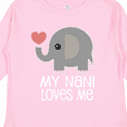 thumbnail image 4 of Inktastic My Nani Loves Me Grandchild Gift Boys or Girls Long Sleeve Toddler T-Shirt, 4 of 5