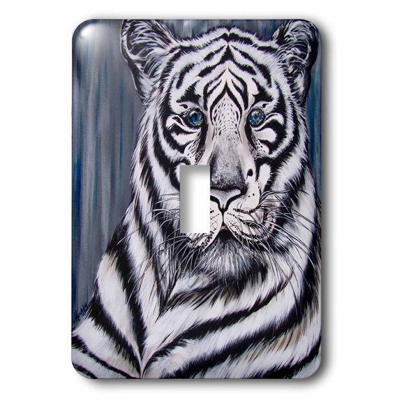 3dRose, A realistic painting of a tiger., single toggle switch
