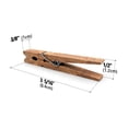 thumbnail image 4 of Pinzas para ropa LWR CRAFTS de madera, tamaño grande, 8,4 cm, 30 unidades (jacobinas), 4 of 7