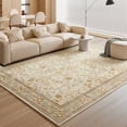 thumbnail image 3 of Toyoso 9'x12' Master Suite Botanical Area Rug, Extra Large French Country Floral Silicone Carpet, 0.25" Slim Machine Washable Large Floor Rug for Great Room, High-Traffic Fade-Resistant Grande Rug, 3 of 9