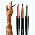 thumbnail image 3 of BIC BodyMark Temporary Tattoo Marker, Brush Tip and Fine Tip, Assorted Colors, 8 Count (Includes 6 Stencils), 3 of 8