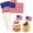 American Flag Toothpick, variant on PMU Mini International Multicolor Flag Cutouts (10/Pkg) Pkg/1
