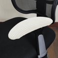 thumbnail image 3 of ORUYROP Housse d'Accoudoir de Chaise de Bureau Extensible Résistante à l'Eau en Spandex Extensible Jacquard Housse de Chaise d'Ordinateur pour Chaises de Bureau Accoudoir Ivoire, 3 of 7