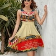 thumbnail image 3 of Circus Carnival Invite Vintage Dress Summer Street Style Dresses Female Sleeveless Printed Sundress, 3 of 7