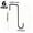A, variant on 6 PACK Fence Hooks, Patio Hooks, Black Powder Coated Steel Hangers for Hanging Bird Feeder, Plants, Lights, Planters, Pool Equipment,B