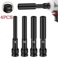 thumbnail image 4 of 4pcs 1/2 Drive Socket Impact Wrench Hex Socket Head Adapter Spanner Converter For AC Electric Wrench Air Tool 8-13mm, 4 of 5