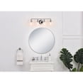 thumbnail image 2 of Living District Serif 4-Light Mid-Century Metal Wall Sconce in Chrome, 2 of 9