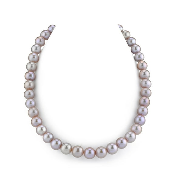 14K Gold 12-13mm AAA Quality Pink Freshwater Cultured Pearl Necklace for Women in 17 Princess Length