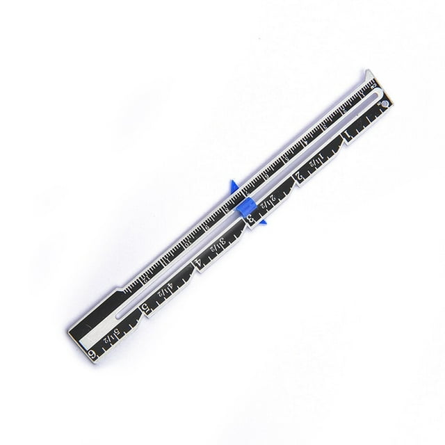 Regla de guía de costura Naiovety bricolaje Aluminio 15 cm