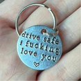 thumbnail image 4 of Trucker Driver Keychain Pendant Silver Stainless Steel Creative Holiday Gifts, 4 of 5