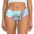 thumbnail image 1 of Balery Dragonfly Floral Ropa Interior de Algodón para Mujer con Dibujo – Braguitas Cómodas y Elásticas, Estilo Clásico-4X-Large, 1 of 6