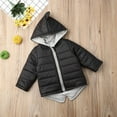 thumbnail image 6 of Bagilaanoe Little Boy Girl Quilted Puffer Hooded Jacket Dinosaur Winter Lightweight Long Sleeve Warm Coat 1T 2T 3T 4T 5T 6T 7T Kids Zipper Padded Outerwear, 6 of 8