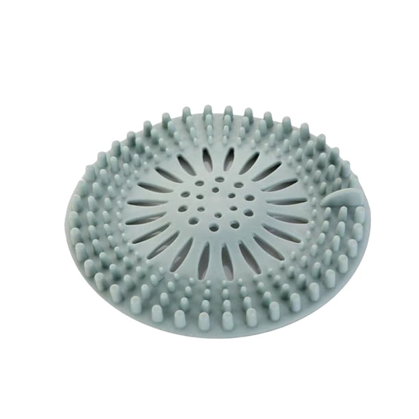 Inteprter Filtro cuadrado para fregadero de baño, desagüe para suelo de ducha, recogedor de pelo para baño, colador antiobstrucción, cubierta de Juegos de accesorios de baño Azul Inteprter HA064681-01B