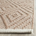 thumbnail image 3 of SAFAVIEH Montauk Kimberlyn Geometric Diamond Cotton Area Rug, Beige/Ivory, 2'6" x 4', 3 of 6